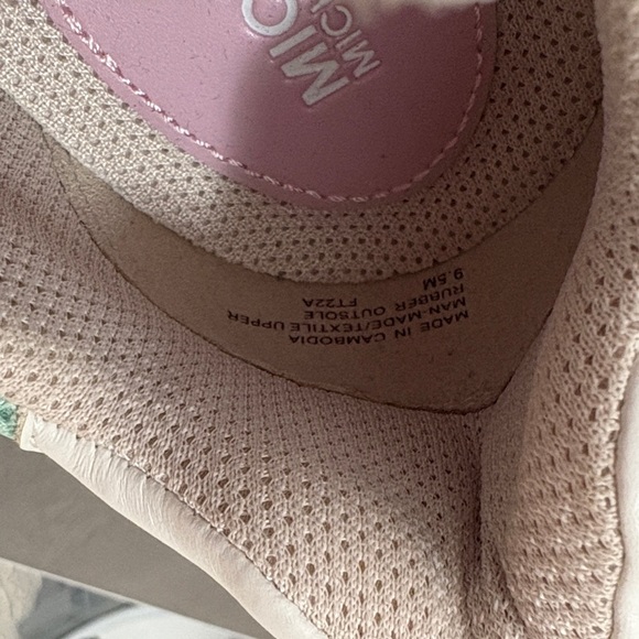 Michael Kors Women's Sneakers - Black, Pink, Mint - Picture 3 of 3